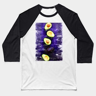 Four Avocados For Kitchen. For Avocado Lovers. Baseball T-Shirt